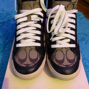 Coach Ellis Sneakers. Brown and Cream. Size 6.5